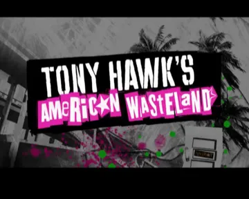 Tony Hawk's American Wasteland screen shot title